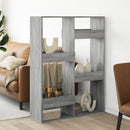 rumdeler 100x33x135 cm konstrueret træ grå sonoma-eg