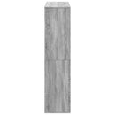 rumdeler 100x33x135 cm konstrueret træ grå sonoma-eg