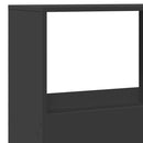 rumdeler 100x33x155,5 cm konstrueret træ sort
