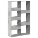 rumdeler 100x33x155,5 cm konstrueret træ betongrå