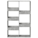 rumdeler 100x33x155,5 cm konstrueret træ betongrå