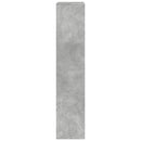 rumdeler 100x33x155,5 cm konstrueret træ betongrå