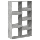 rumdeler 100x33x155,5 cm konstrueret træ betongrå