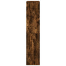 rumdeler 100x33x155,5 cm konstrueret træ røget egetræsfarve