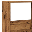 rumdeler 100x33x155,5 cm konstrueret træ antikt træ