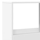 rumdeler 100x33x175 cm konstrueret træ hvid
