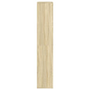 rumdeler 100x33x175 cm konstrueret træ sonoma-eg