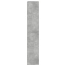 rumdeler 100x33x175 cm konstrueret træ betongrå