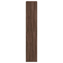 rumdeler 100x33x175 cm konstrueret træ brun egetræsfarve
