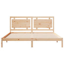 ekstra lang sengeramme uden madras 180x210 cm massivt træ