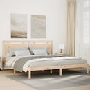 ekstra lang sengeramme uden madras 180x210 cm massivt træ