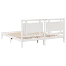 ekstra lang sengeramme uden madras 200x210 cm massivt træ