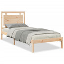 ekstra lang sengeramme uden madras 100x220 cm massivt træ