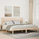 ekstra lang sengeramme uden madras 180x220 cm massivt træ