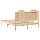ekstra lang sengeramme uden madras 160x210 cm massivt træ