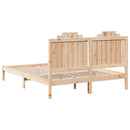 ekstra lang sengeramme uden madras 140x220 cm massivt træ