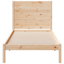 ekstra lang sengeramme uden madras 100x210 cm massivt træ