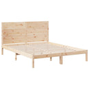 ekstra lang sengeramme uden madras 160x210 cm massivt træ