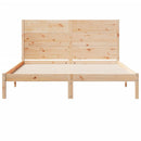ekstra lang sengeramme uden madras 160x210 cm massivt træ