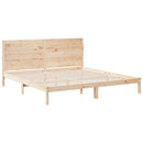 ekstra lang sengeramme uden madras 200x210 cm massivt træ