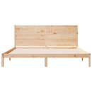 ekstra lang sengeramme uden madras 200x210 cm massivt træ