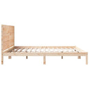 ekstra lang sengeramme uden madras 200x210 cm massivt træ