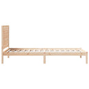 ekstra lang sengeramme uden madras 90x210 cm massivt træ