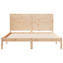 ekstra lang sengeramme uden madras 140x210 cm massivt træ