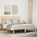 ekstra lang sengeramme uden madras 140x210 cm massivt træ