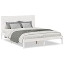 ekstra lang sengeramme uden madras 140x210 cm massivt træ