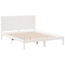 ekstra lang sengeramme uden madras 140x210 cm massivt træ