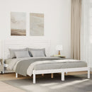 ekstra lang sengeramme uden madras 140x210 cm massivt træ
