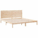 ekstra lang sengeramme uden madras 180x210 cm massivt træ