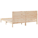 ekstra lang sengeramme uden madras 180x210 cm massivt træ