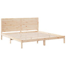 ekstra lang sengeramme uden madras 200x210 cm massivt træ