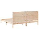 ekstra lang sengeramme uden madras 200x210 cm massivt træ