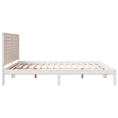 ekstra lang sengeramme uden madras 200x210 cm massivt træ