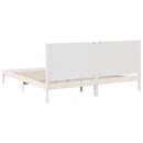 ekstra lang sengeramme uden madras 200x210 cm massivt træ