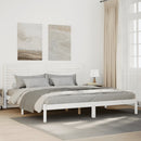 ekstra lang sengeramme uden madras 200x210 cm massivt træ