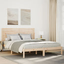 ekstra lang sengeramme uden madras 140x220 cm massivt træ