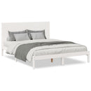 ekstra lang sengeramme uden madras 140x220 cm massivt træ