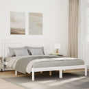 ekstra lang sengeramme uden madras 140x220 cm massivt træ