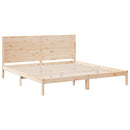 ekstra lang sengeramme uden madras 180x220 cm massivt træ
