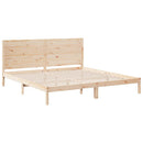ekstra lang sengeramme uden madras 200x220 cm massivt træ