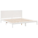ekstra lang sengeramme uden madras 200x220 cm massivt træ
