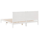 ekstra lang sengeramme uden madras 200x220 cm massivt træ