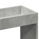 reol 92x33x140 cm konstrueret træ betongrå