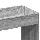 reol 92x33x180 cm konstrueret træ grå sonoma-eg
