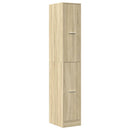 apotekerskab 30x41x174,5 cm konstrueret træ sonoma-eg