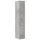 apotekerskab 30x41x174,5 cm konstrueret træ betongrå